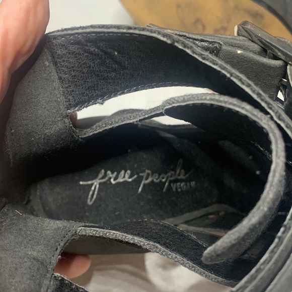 Free People Cameilla Vegan Lace-Up‎ Cut-Out Boots - Picture 7 of 11